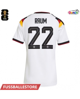 Günstige Deutschland David Raum #22 Heimtrikot Damen WM 2026 Kurzarm